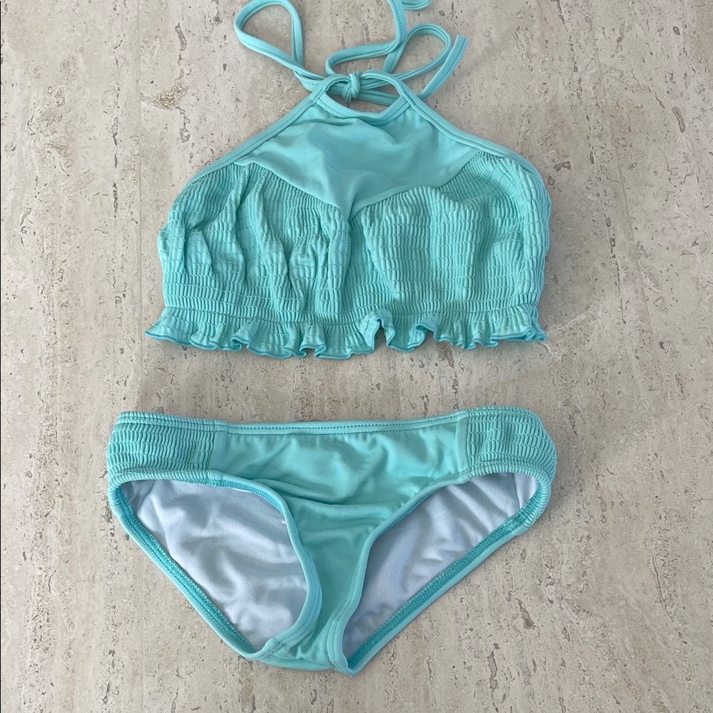 Billabong teal Aqua Halter Bikini Set